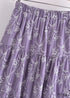 Boho Skirts in Mariana in Lace White, Purple and Black For Women